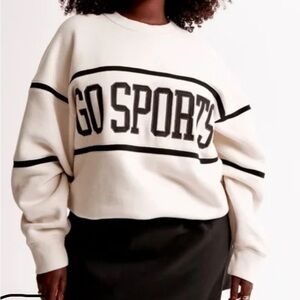 A&F “Go Sports” sweatshirt NWT